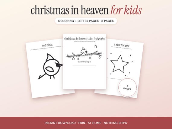 Kids' Christmas Coloring Pages