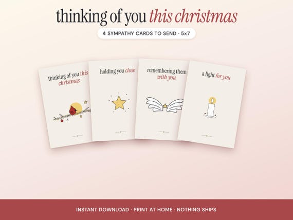 Christmas Sympathy Card
