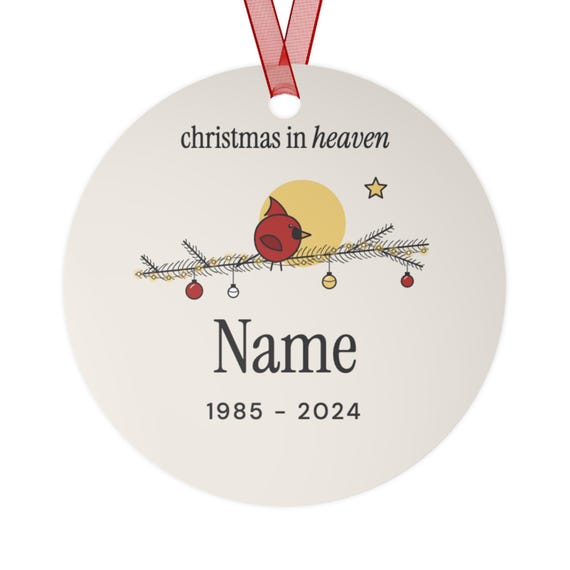 Personalized Cardinal Ornament